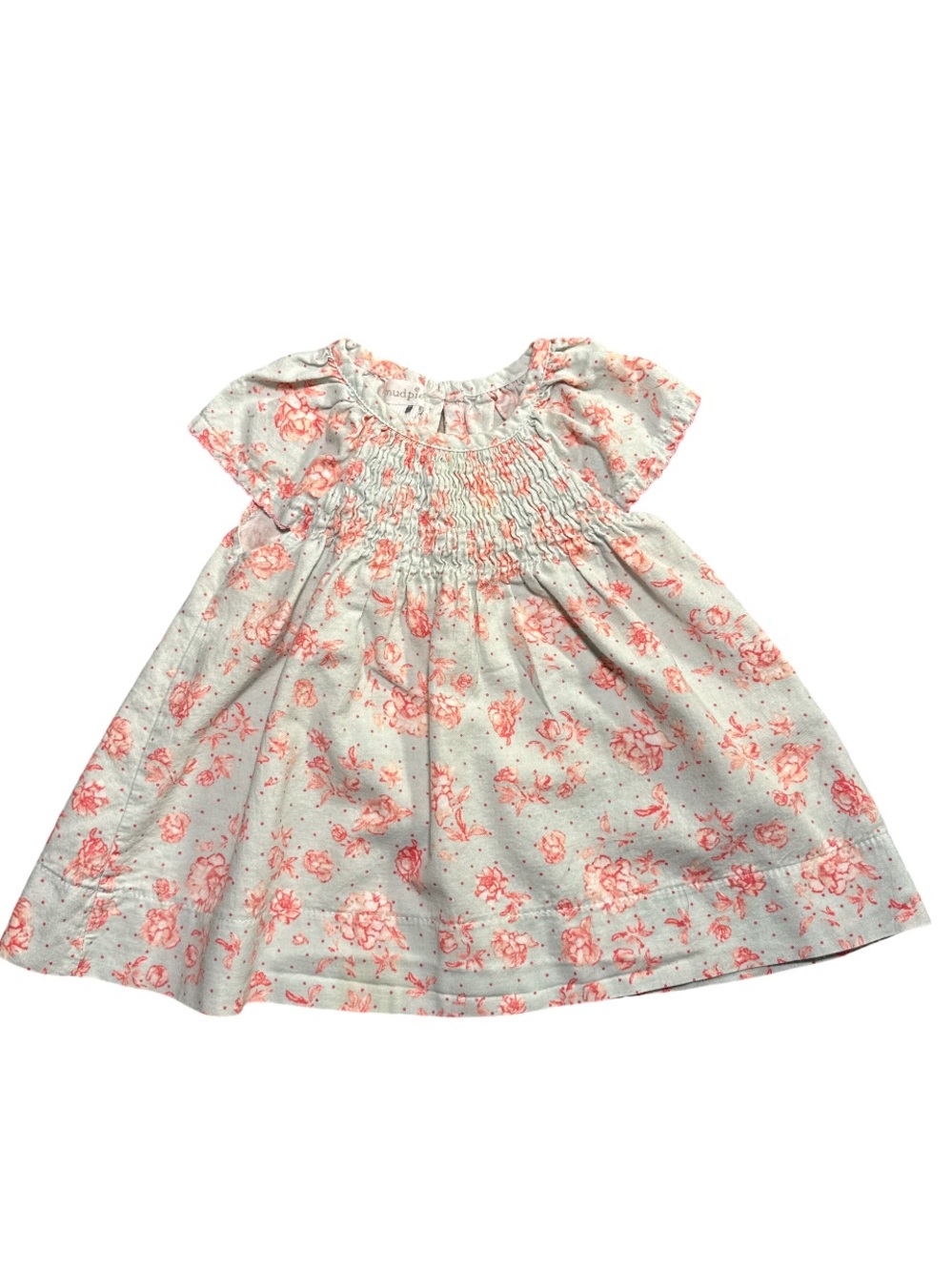 10/$10 Mud Pie Dress with Pink Floral Print size 3-6 months